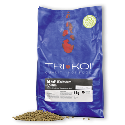 Qdwq-US Tri Koi Wachstum – Qualitäts-Koifutter, 6,5 Mm Pellets, 5 Kg – Für Schnelles, Gesundes Wachstum